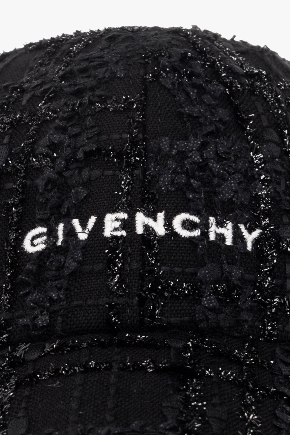 【送料&関税込】Dark Blue Tweed Givenchy Baseball Cap GIVENCHY embroidered cap in tweed in - dark blue | Givenchy US